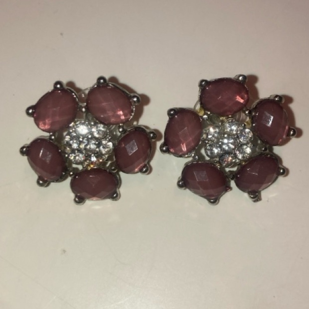 Vintage Floral Stud Earrings